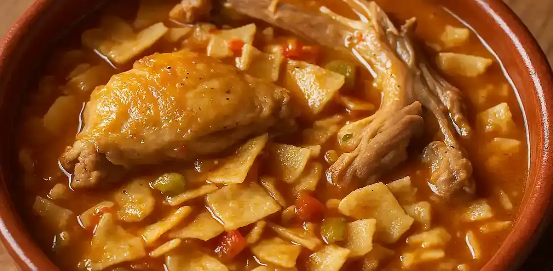 Un plata de gazpacho manchego