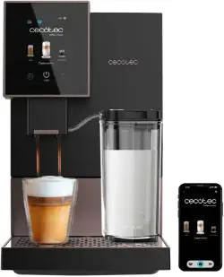 una imagen sobre pequeños electrodomésticos de cocina, una cafetera super automática con wifi